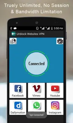 Unblock Websites VPN android App screenshot 1